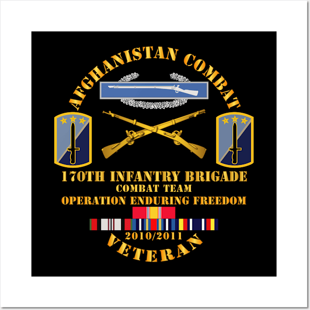 Afghanistan Vet w 170th Inf Bde - OEF  2010 Wall Art by twix123844